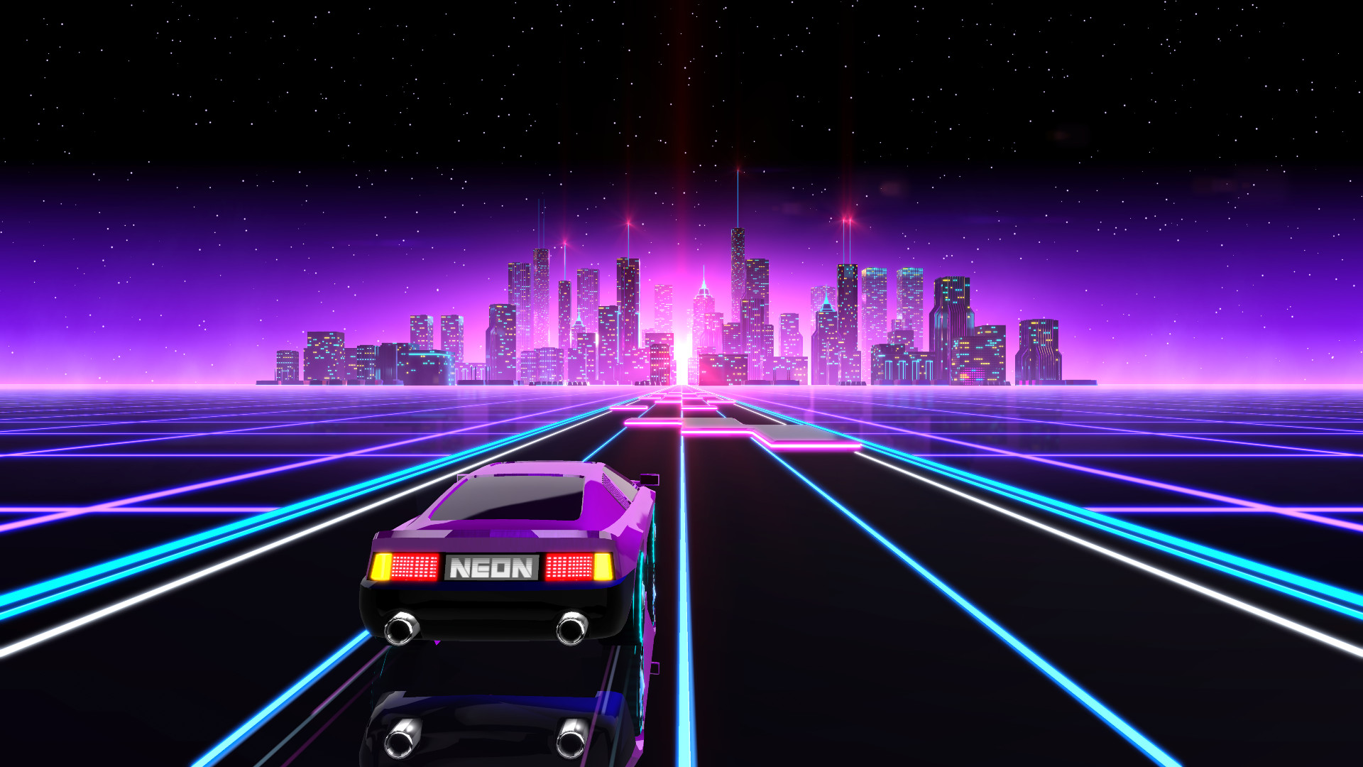 霓虹飞车-Neon Drive